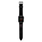 Wavy Name Apple Watch Strap with Space Grey Hardware