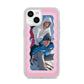 Wavy Photo Border iPhone 14 Clear Tough Case Starlight
