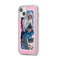 Wavy Photo Border iPhone 14 Plus Clear Tough Case Starlight Angled Image
