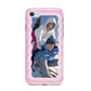 Wavy Photo Border iPhone 8 Bumper Case on Silver iPhone