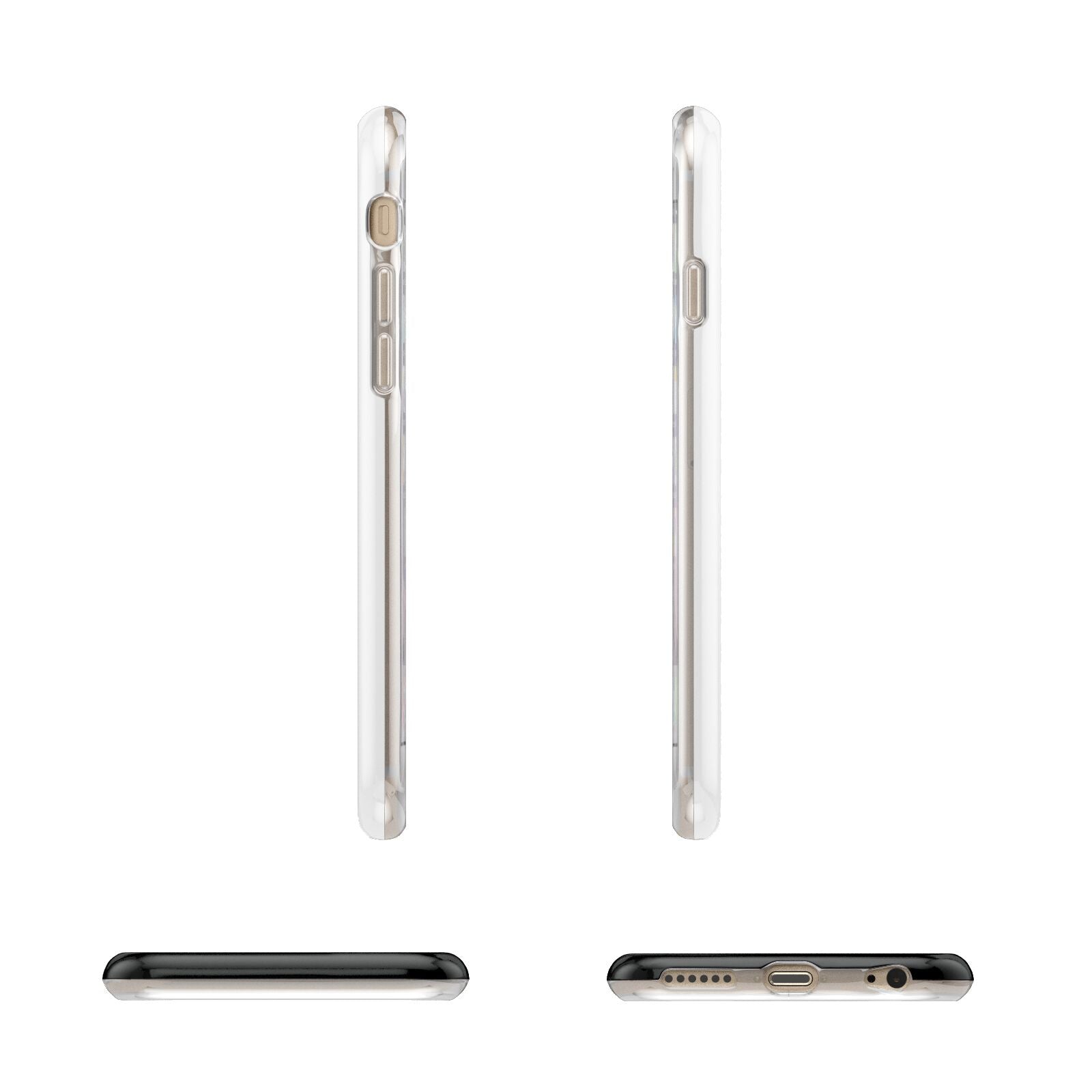 Wedding Date Personalised Photo Apple iPhone 6 3D Wrap Tough Case Alternative Image Angles