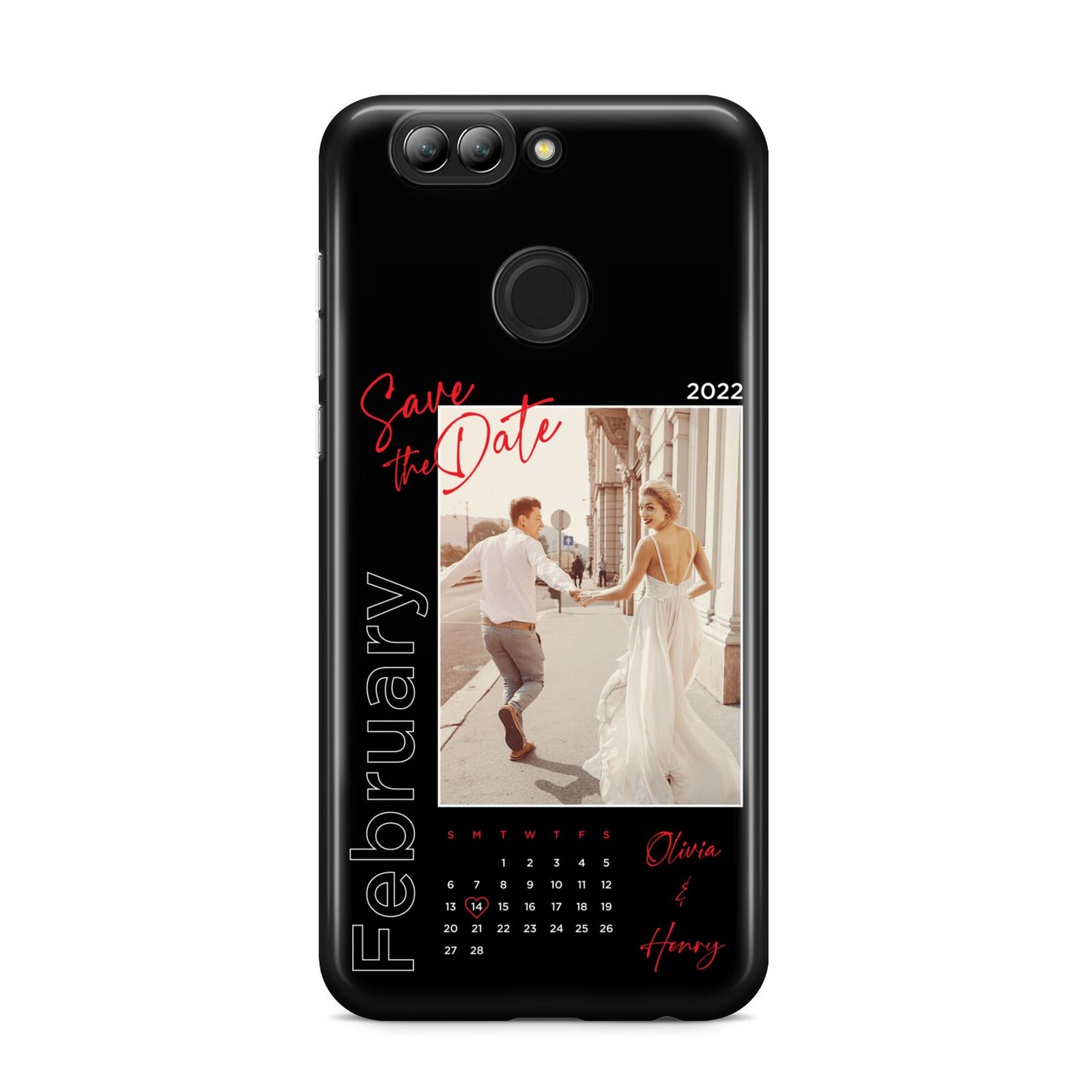 Wedding Date Personalised Photo Huawei Nova 2s Phone Case