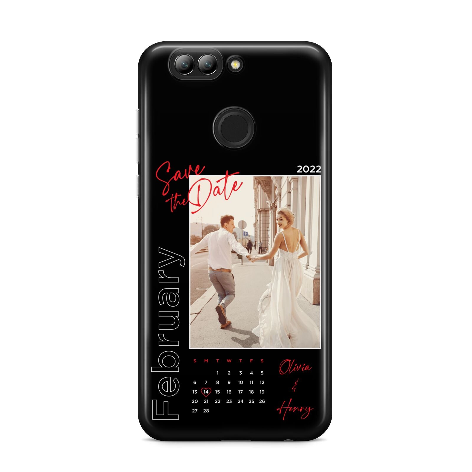 Wedding Date Personalised Photo Huawei Nova 2s Phone Case