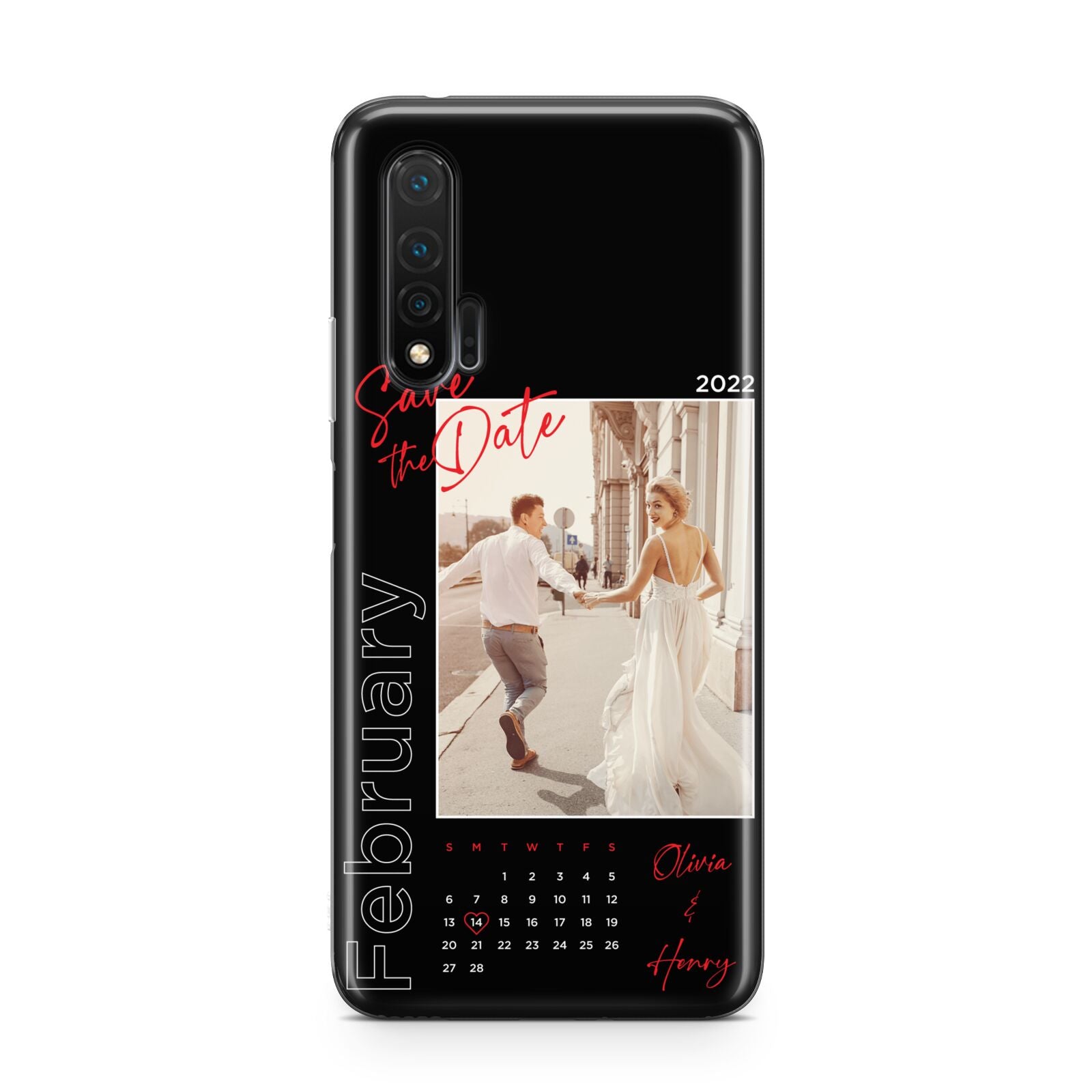 Wedding Date Personalised Photo Huawei Nova 6 Phone Case