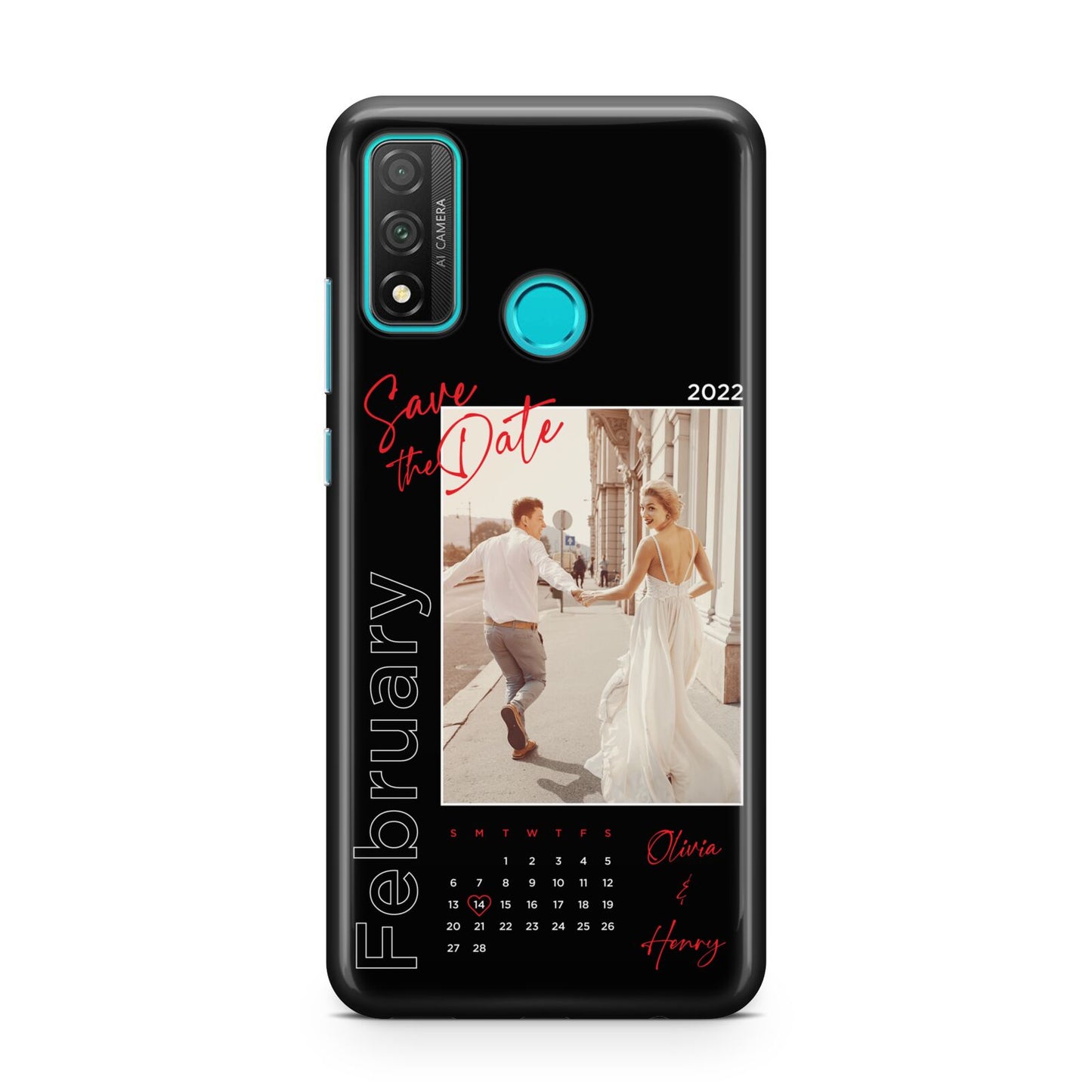 Wedding Date Personalised Photo Huawei P Smart 2020