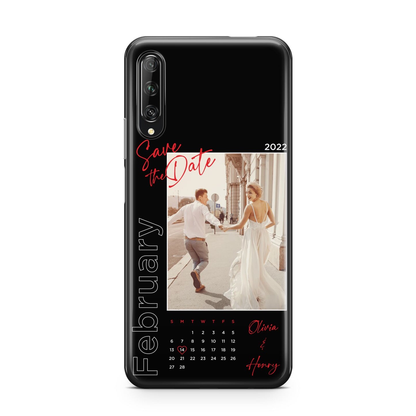 Wedding Date Personalised Photo Huawei P Smart Pro 2019