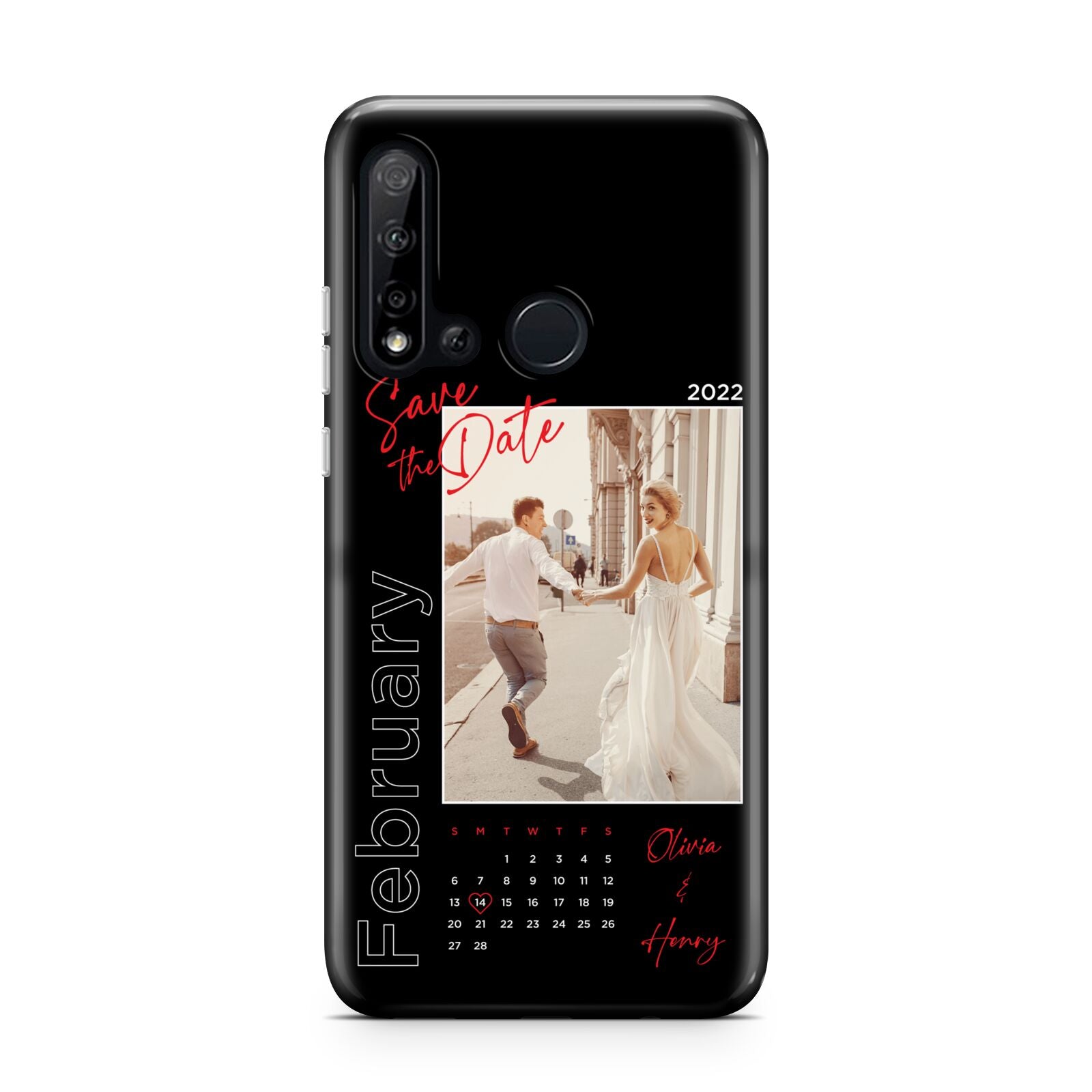 Wedding Date Personalised Photo Huawei P20 Lite 5G Phone Case