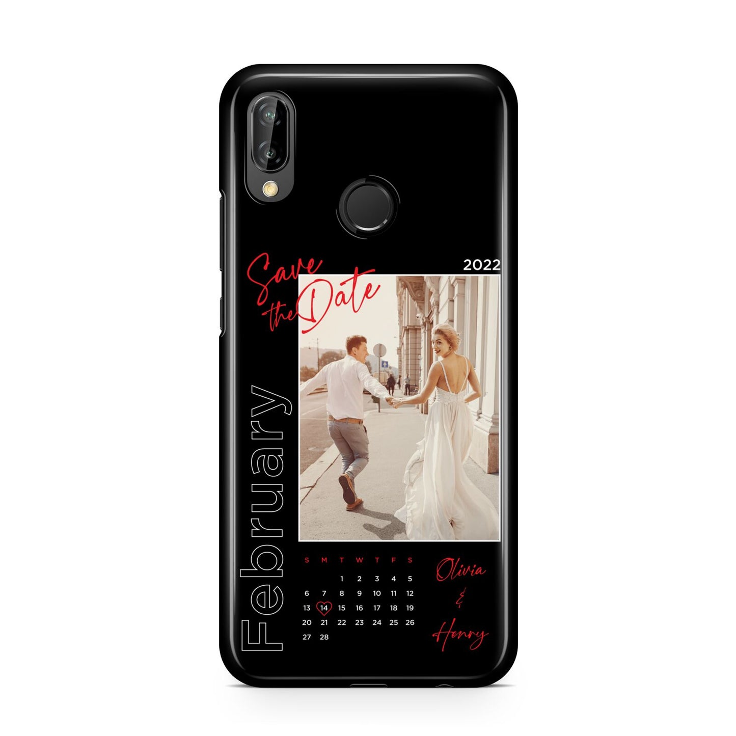 Wedding Date Personalised Photo Huawei P20 Lite Phone Case