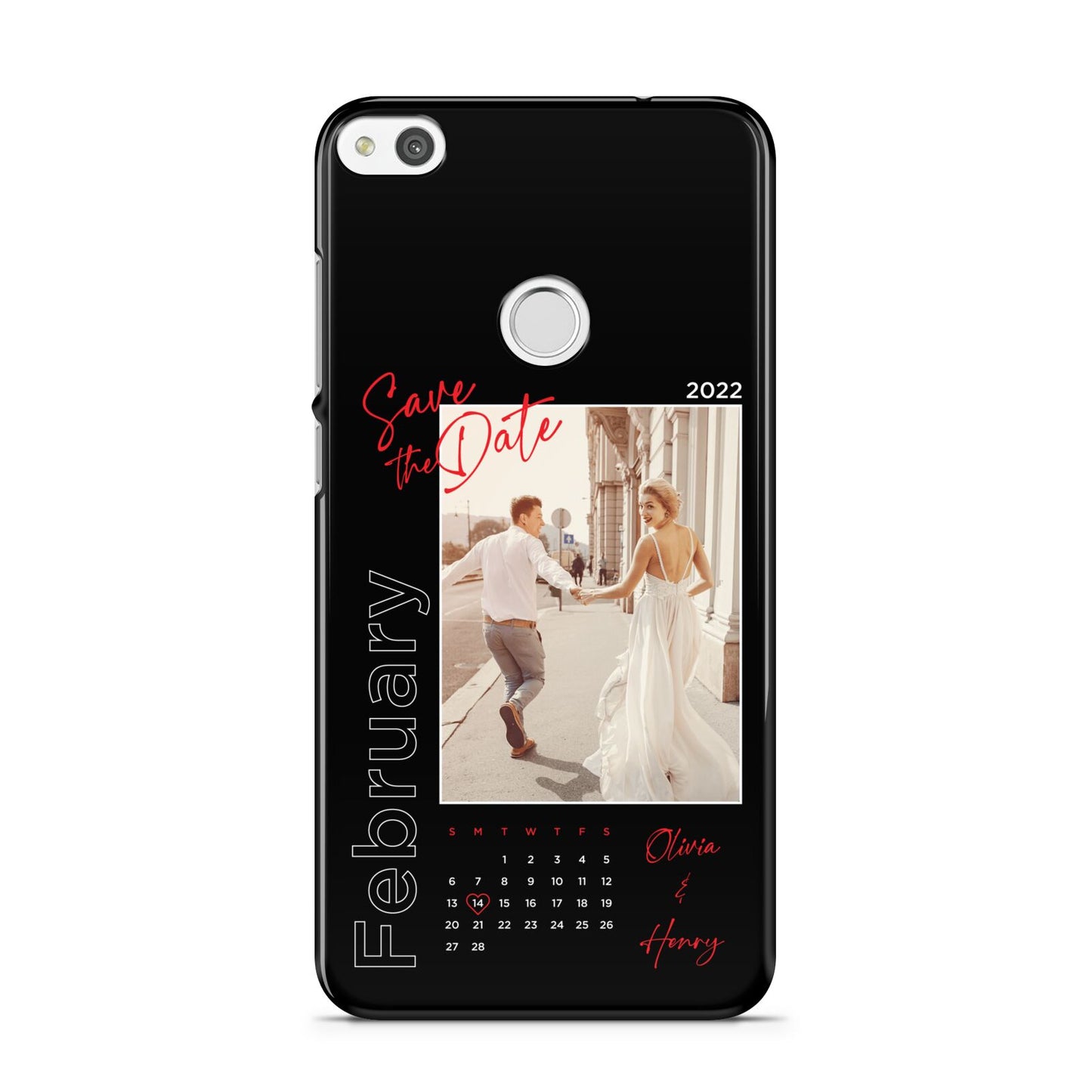 Wedding Date Personalised Photo Huawei P8 Lite Case
