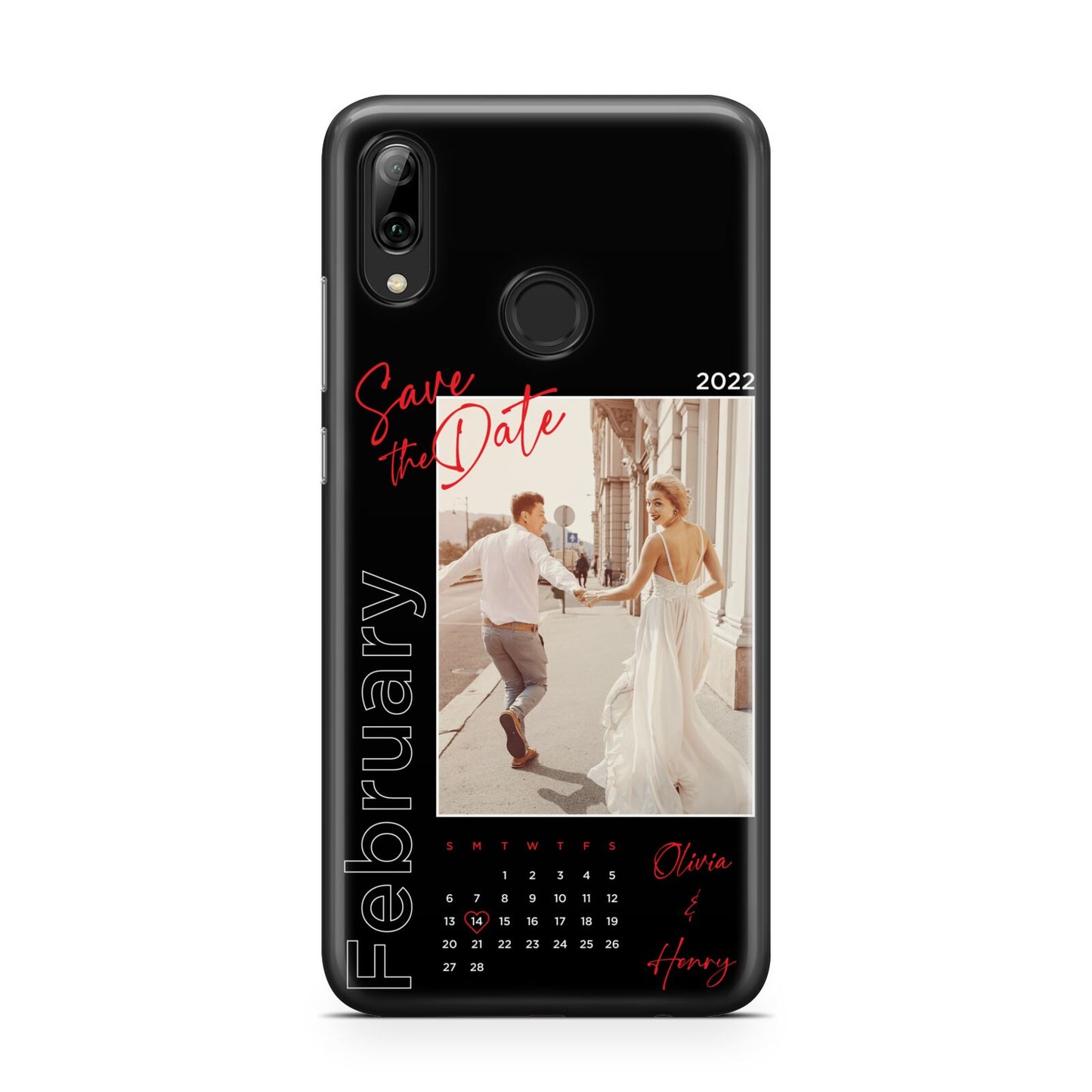 Wedding Date Personalised Photo Huawei Y7 2019