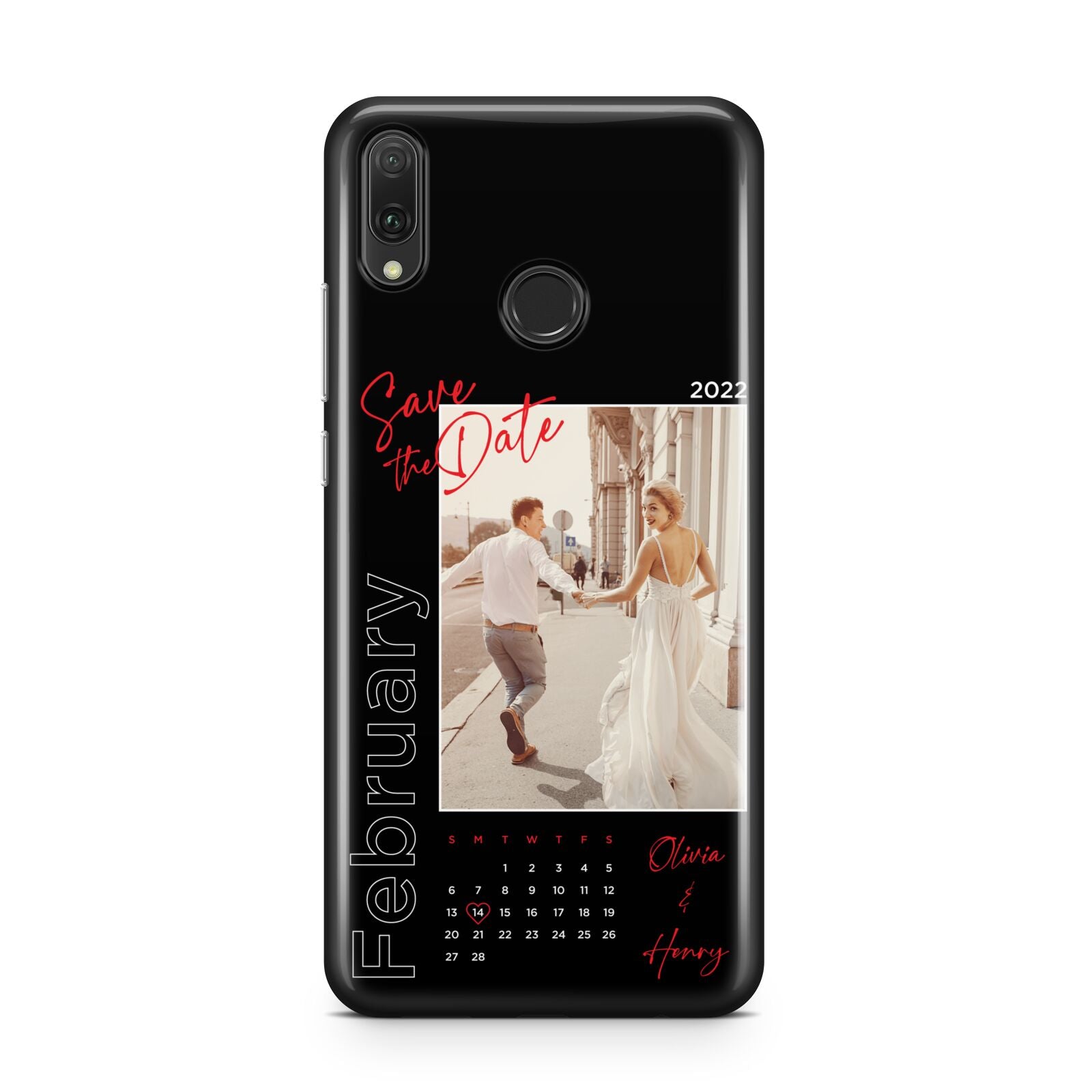 Wedding Date Personalised Photo Huawei Y9 2019