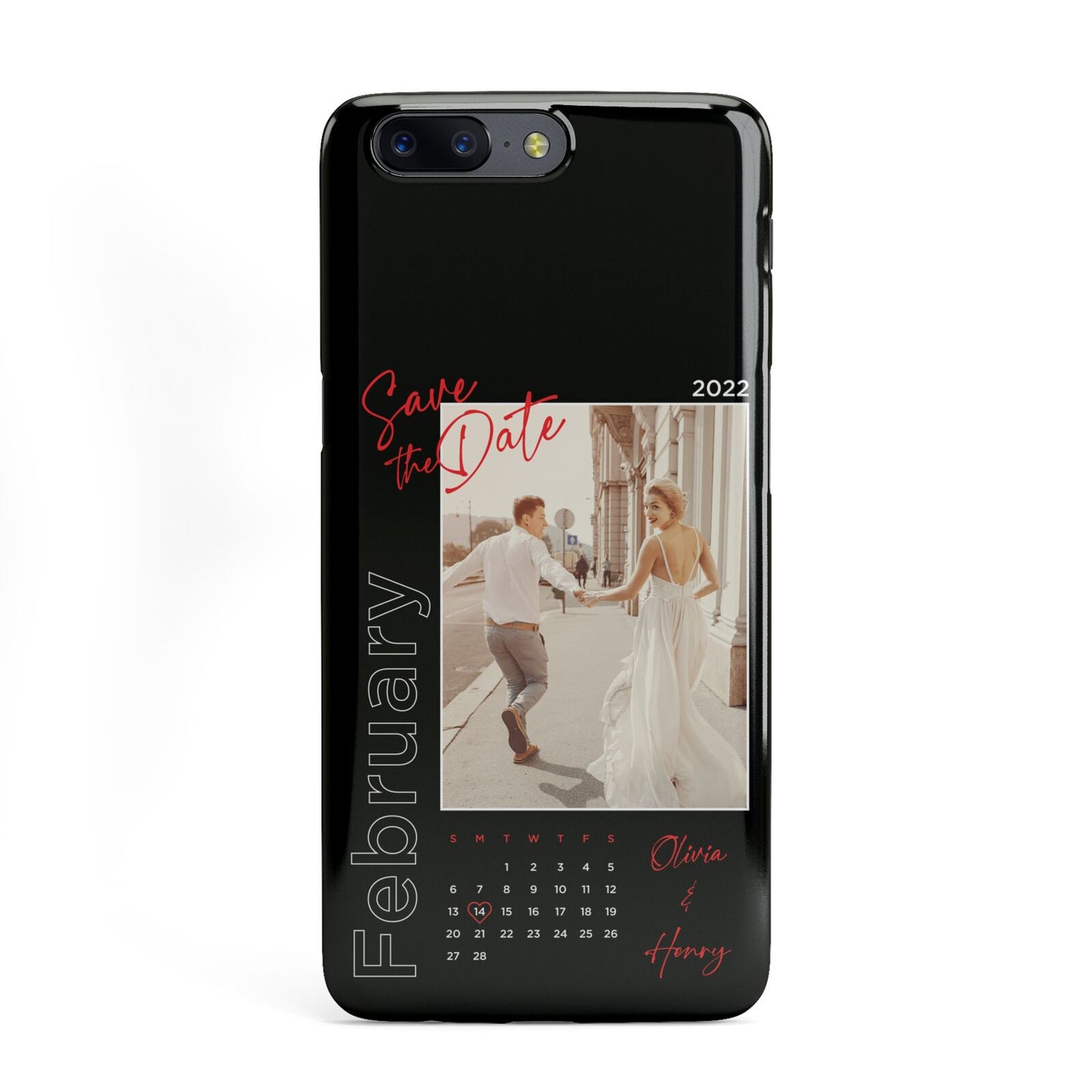 Wedding Date Personalised Photo OnePlus Case