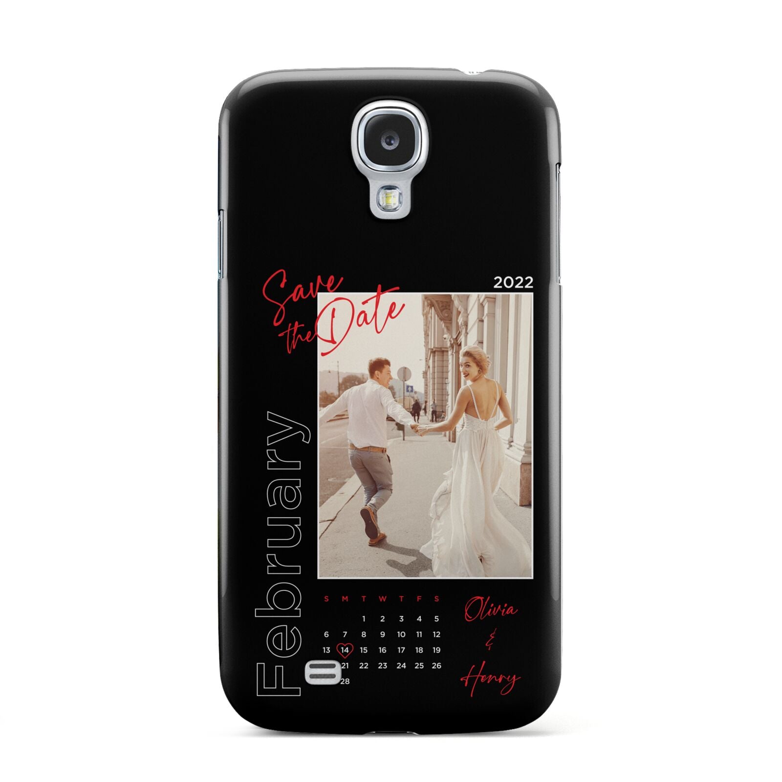 Wedding Date Personalised Photo Samsung Galaxy S4 Case