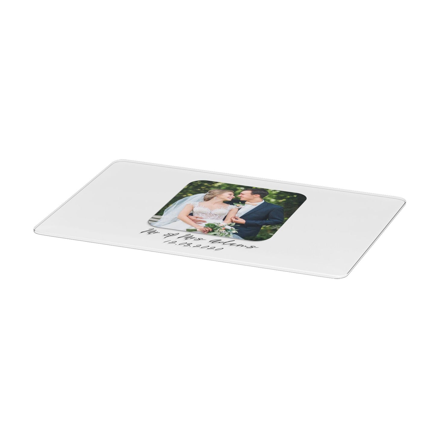 Wedding Photo Upload Keepsake with Text Apple MacBook Case Only