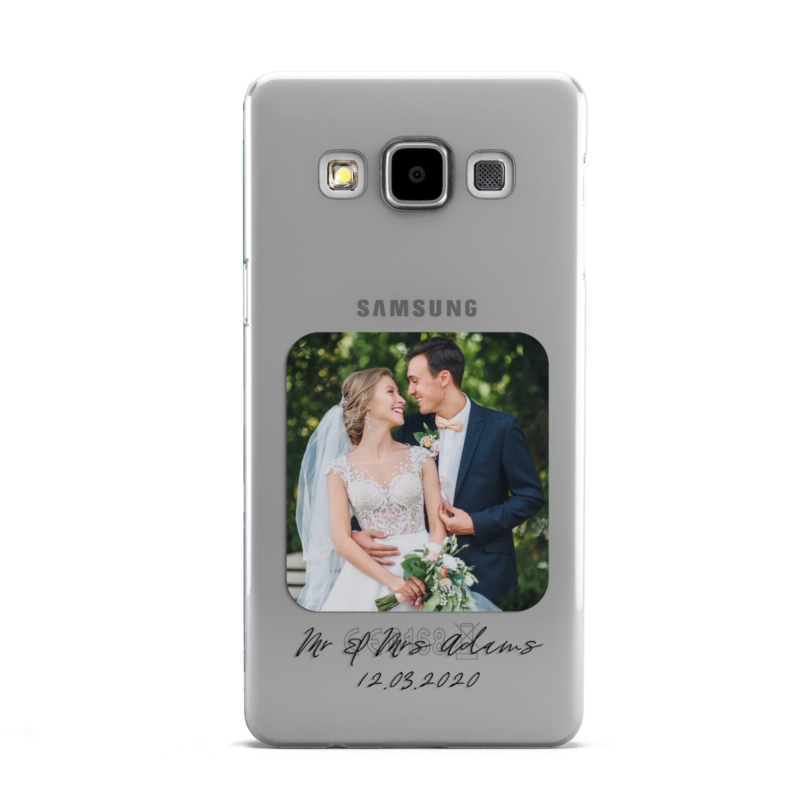 Wedding Photo Upload Keepsake with Text Samsung Galaxy A5 Case
