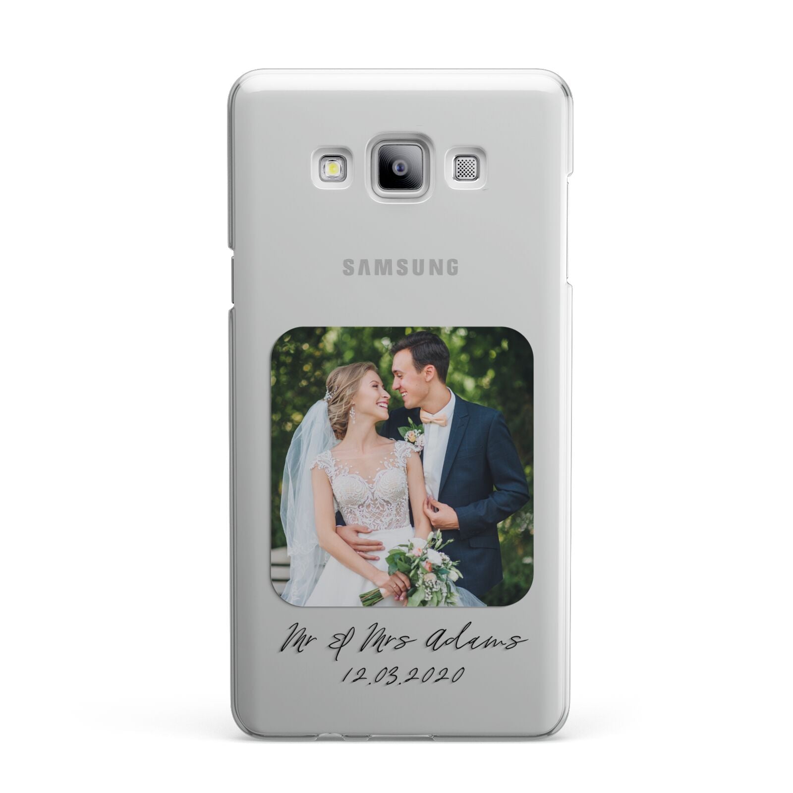 Wedding Photo Upload Keepsake with Text Samsung Galaxy A7 2015 Case