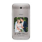 Wedding Photo Upload Keepsake with Text Samsung Galaxy J7 2017 Case