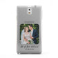 Wedding Photo Upload Keepsake with Text Samsung Galaxy Note 3 Case