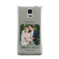 Wedding Photo Upload Keepsake with Text Samsung Galaxy Note 4 Case