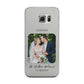 Wedding Photo Upload Keepsake with Text Samsung Galaxy S6 Edge Case