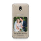 Wedding Photo Upload Keepsake with Text Samsung J5 2017 Case