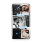Wedding Snaps Collage with Blue Hearts and Name Huawei Mate 10 Protective Phone Case