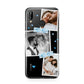 Wedding Snaps Collage with Blue Hearts and Name Huawei P20 Lite Phone Case