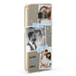 Wedding Snaps Collage with Blue Hearts and Name Samsung Galaxy Case Fourty Five Degrees