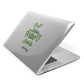 Wee Bit Irish Personalised Apple MacBook Case Side View