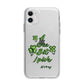 Wee Bit Irish Personalised Apple iPhone 11 in White with Bumper Case
