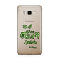 Wee Bit Irish Personalised Samsung Galaxy J7 2016 Case on gold phone