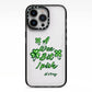 Wee Bit Irish Personalised iPhone 13 Pro Black Impact Case on Silver phone