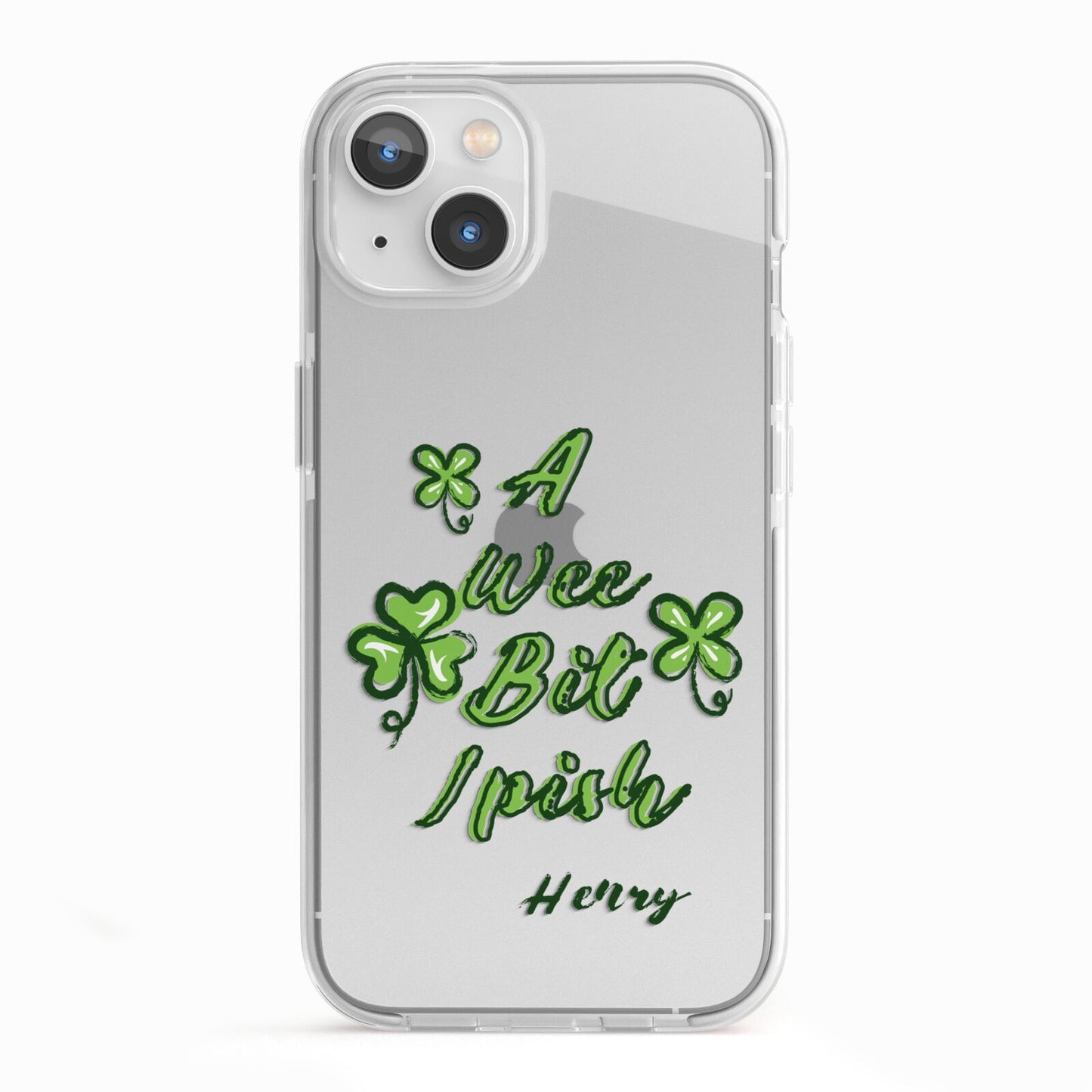 Wee Bit Irish Personalised iPhone 13 TPU Impact Case with White Edges