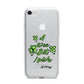 Wee Bit Irish Personalised iPhone 7 Bumper Case on Silver iPhone