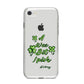 Wee Bit Irish Personalised iPhone 8 Bumper Case on Silver iPhone