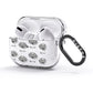 Weimaraner Icon with Name AirPods Glitter Case 3rd Gen Side Image