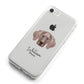 Weimaraner Personalised iPhone 8 Bumper Case on Silver iPhone Alternative Image