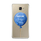 Welcome Baby Boy Balloon Samsung Galaxy A9 2016 Case on gold phone