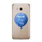 Welcome Baby Boy Balloon Samsung Galaxy J7 2016 Case on gold phone