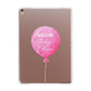 Welcome Baby Girl Balloon Apple iPad Rose Gold Case