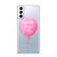 Welcome Baby Girl Balloon Samsung S21 Plus Case
