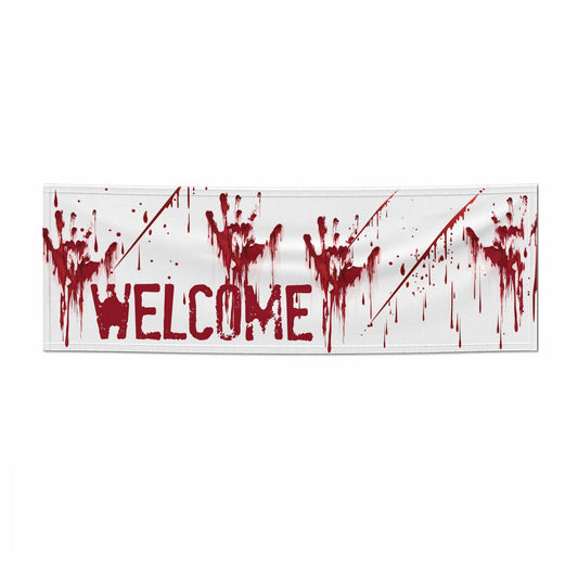 Welcome Halloween 6x2 Paper Banner