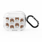 Welsh Springer Spaniel Icon with Name AirPods Clear Case 3rd Gen