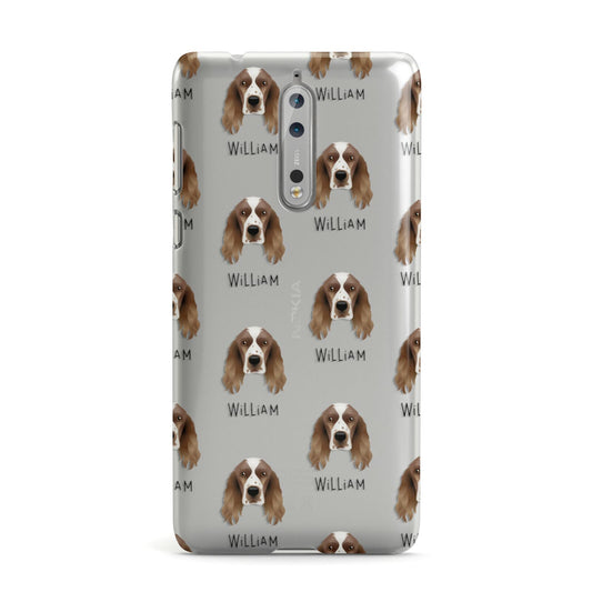Welsh Springer Spaniel Icon with Name Nokia Case