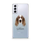 Welsh Springer Spaniel Personalised Samsung S21 Plus Phone Case