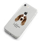 Welsh Springer Spaniel Personalised iPhone 8 Bumper Case on Silver iPhone Alternative Image
