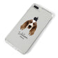 Welsh Springer Spaniel Personalised iPhone 8 Plus Bumper Case on Silver iPhone Alternative Image