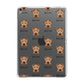 Welsh Terrier Icon with Name Apple iPad Grey Case