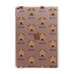 Welsh Terrier Icon with Name Apple iPad Rose Gold Case