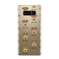 Welsh Terrier Icon with Name Samsung Galaxy Note 8 Case